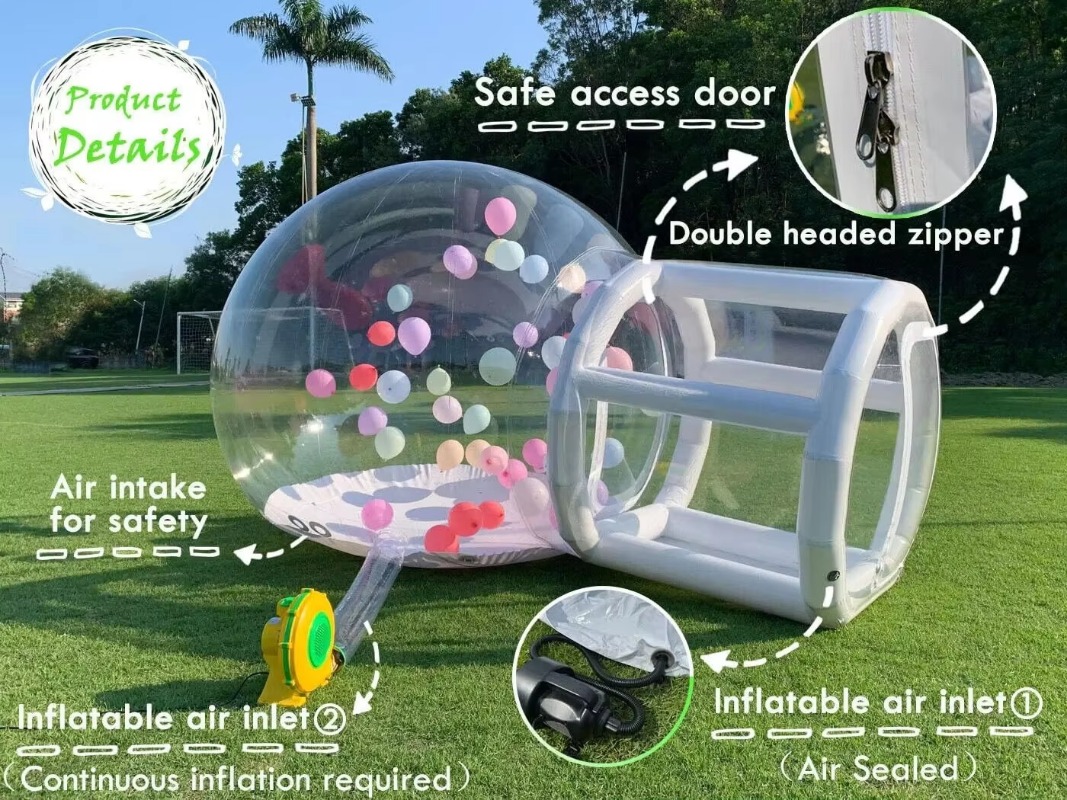 Outdoor Camping Rental - Hoge kwaliteit opblaasbare bubbeltent, transparante bubbelkoepel