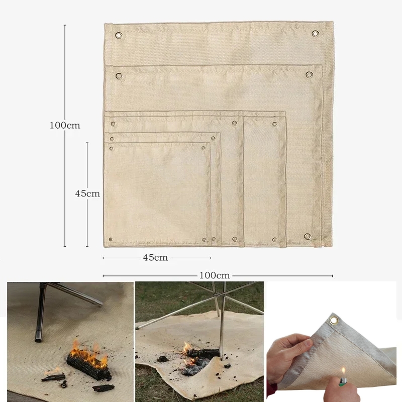 Outdoor Camping Mat - Camping brandwerende mat, hittebestendige deken, buiten