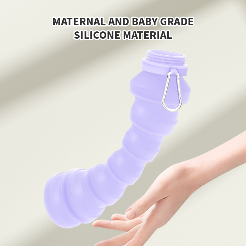 Collapsible Water Bottle - Opvouwbare siliconen waterfles, BPA-vrij, lekvrij, herbruikbaar