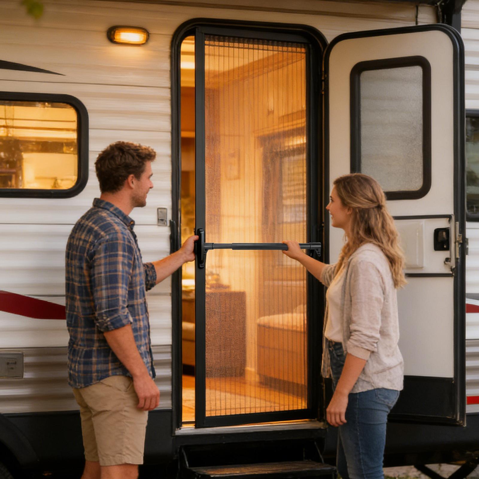 Outdoor Camping Rental - RV-schermdoorhendel verstelbaar, handgreep voor camperverhuur, caravan