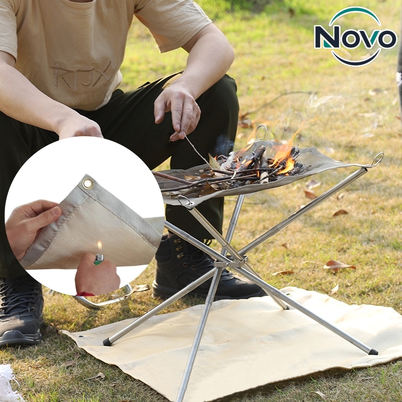 Outdoor Camping Mat - Vuurvaste mat voor buitenkamperen, voor kampvuur,