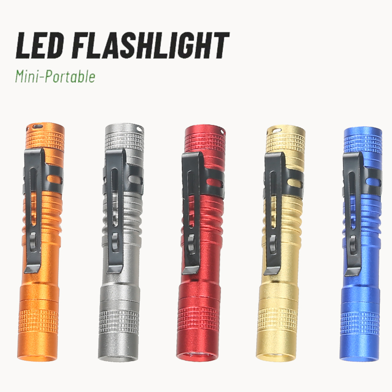 Outdoor Camping Light Portable - Draagbare Mini LED-penzaklamp met penclip Handheld