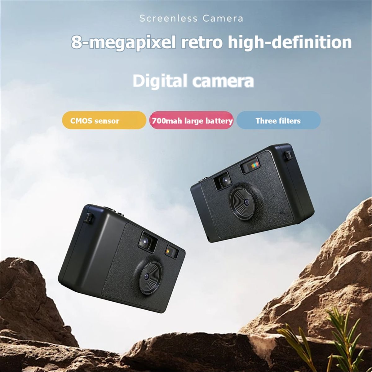 Outdoor Camping List - 【MUST-HAVE LIST】 8MP retro digitaal cameraapparaat
