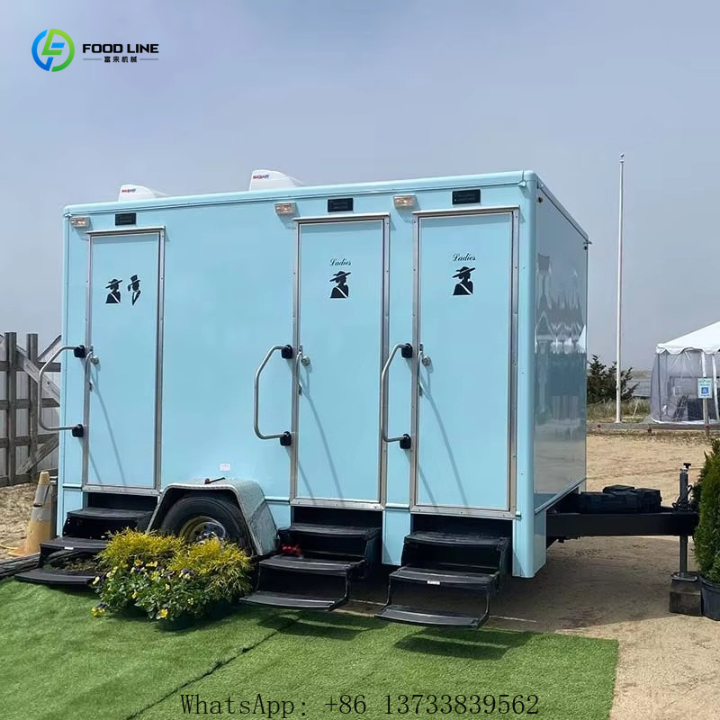 Outdoor Camping Events 2026 - Op maat gemaakte luxe mobiele badkamertrekker