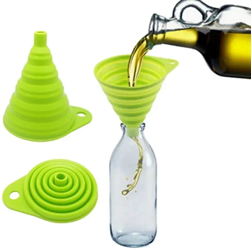 Collapsible Water Bottle - 1/4PCS Siliconen Opvouwbare Trechter Opvouwbare Keuken