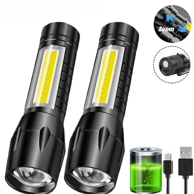 Outdoor Camping Lamp - Draagbare COB + LED Campinglamp Zaklamp