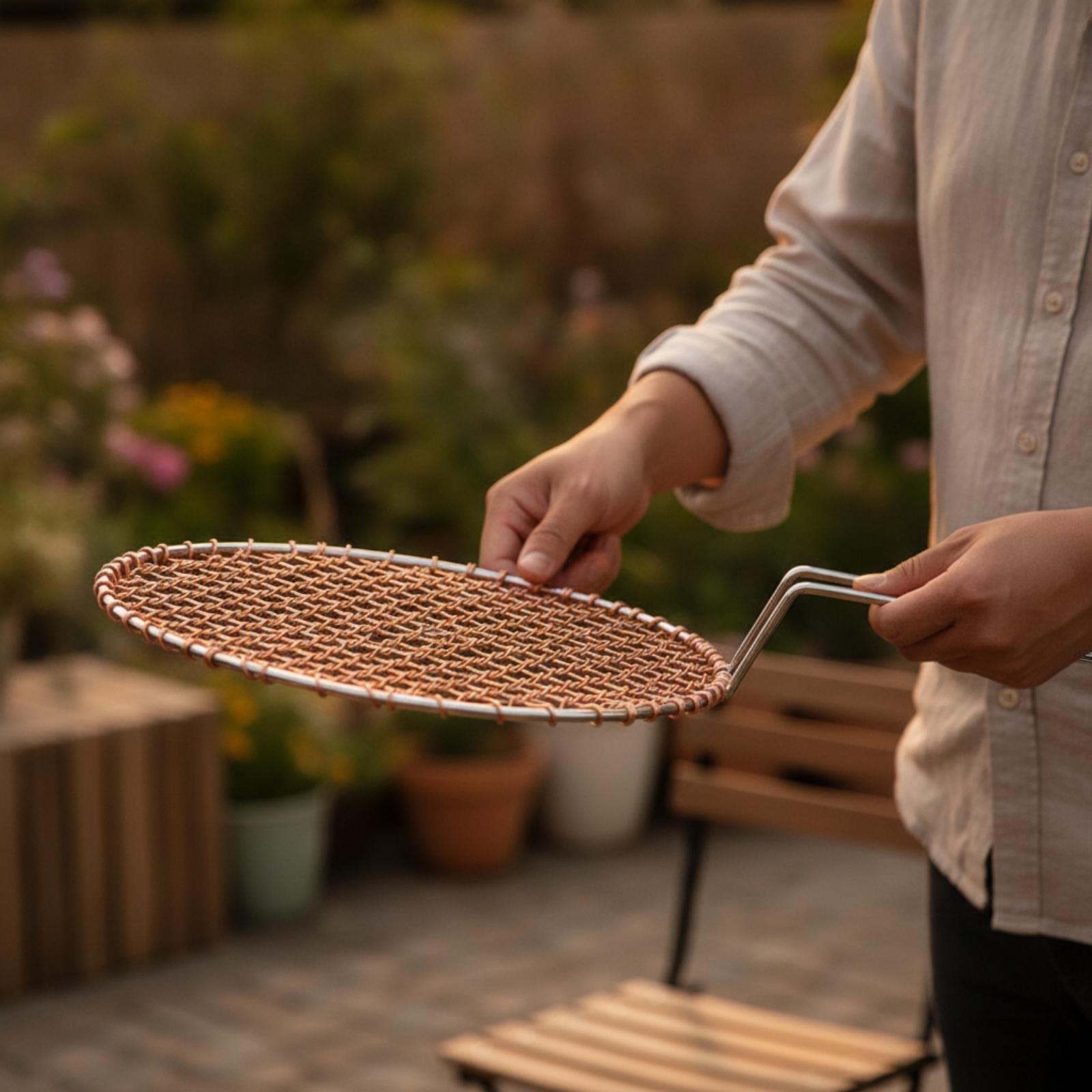 Draagbaar koperen gaas rond gr - Outdoor Camping Tools recensie en prijs