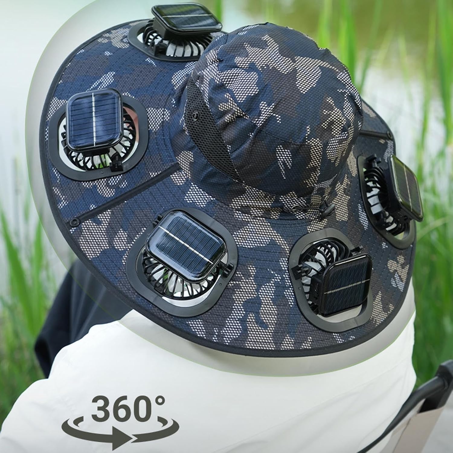 2026 Hot Summer 6 Fans Visor C - Outdoor Camping Fan recensie en prijs