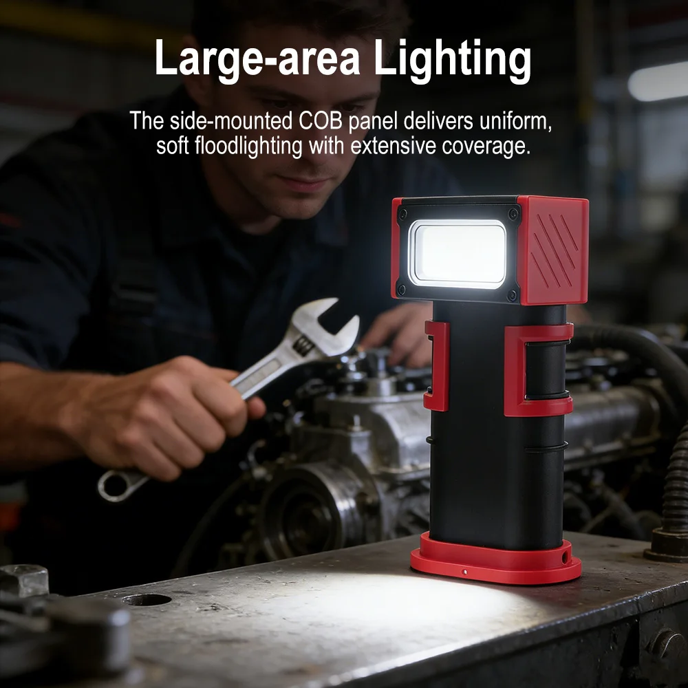 BORUiT COB LED-werklamp 1000LM - Outdoor Camping Lamp recensie en prijs