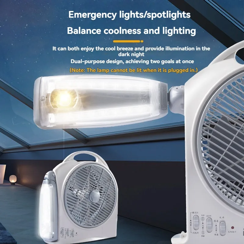 Draagbare 10 inch energiebespa - Outdoor Camping Fan recensie en prijs