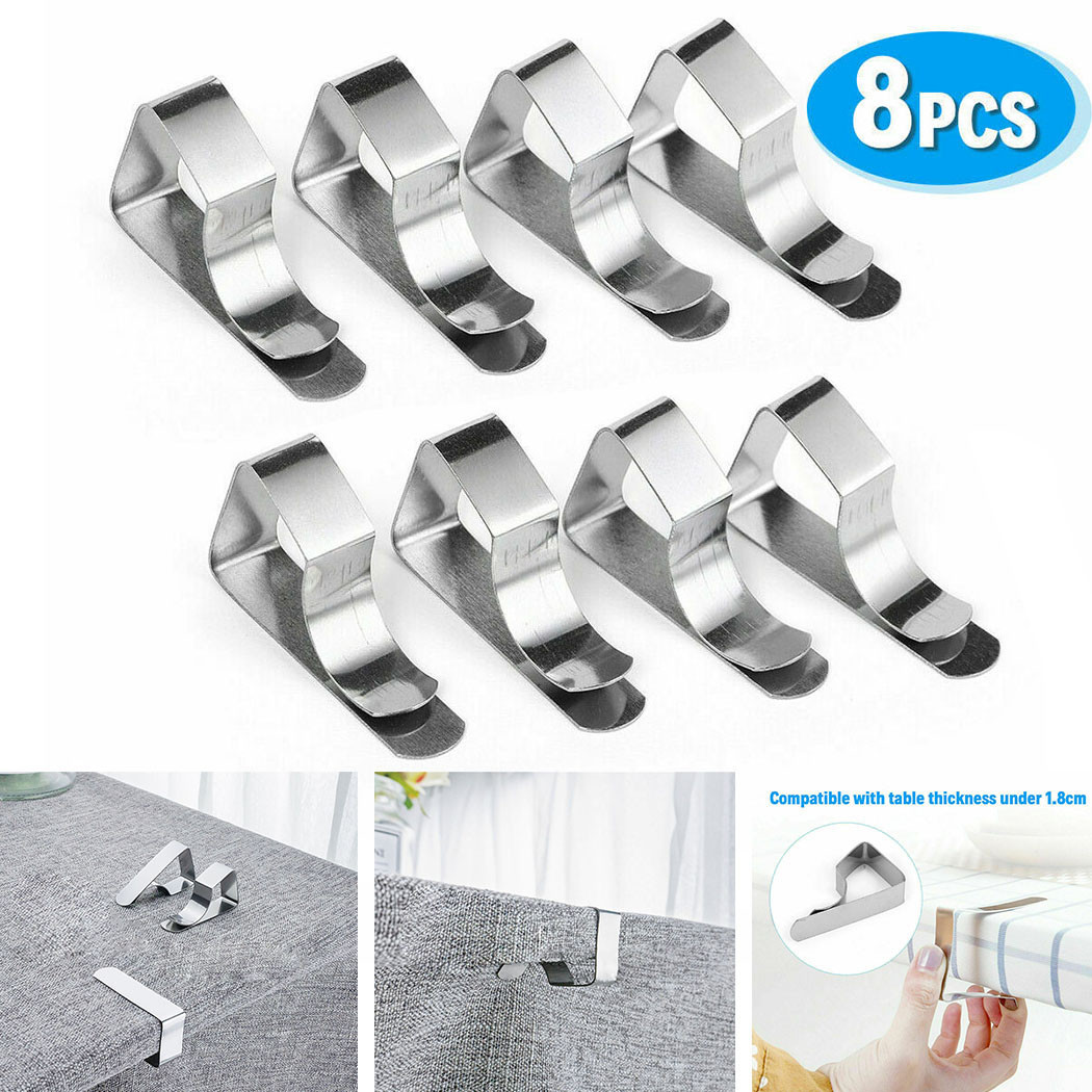 8 Stuks Rvs Tafelkleed Klemmen - Outdoor Camping Tools recensie en prijs