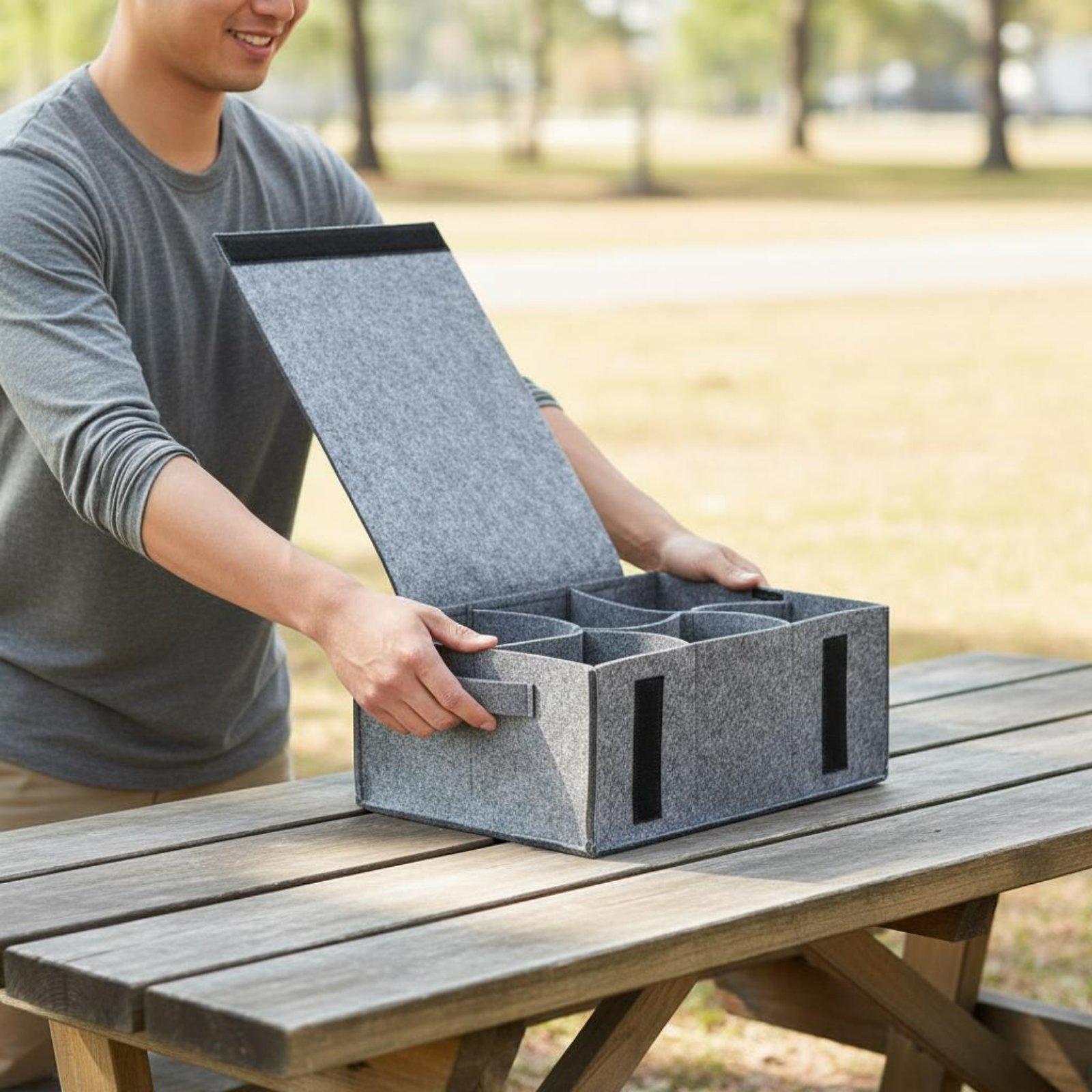Huishoudelijke vilten opbergta - Outdoor Camping Tools recensie en prijs