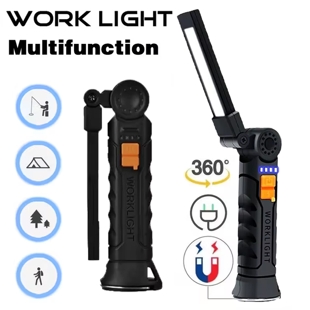 Draagbare COB LED-zaklamp USB  - Outdoor Camping Light Portable recensie en prijs