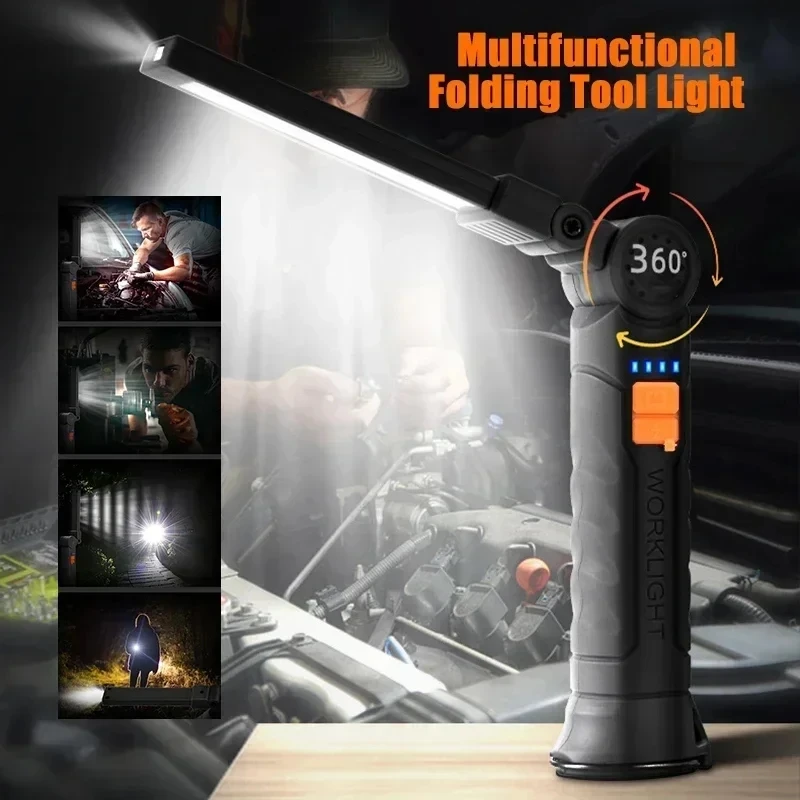 Draagbare COB LED-zaklamp USB  - Outdoor Camping Light Portable recensie en prijs