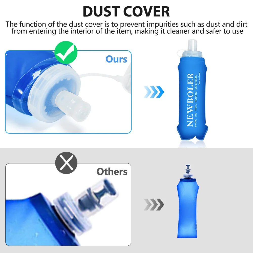 NEWBOLER 300/500ML Waterfles T - Collapsible Water Bottle recensie en prijs