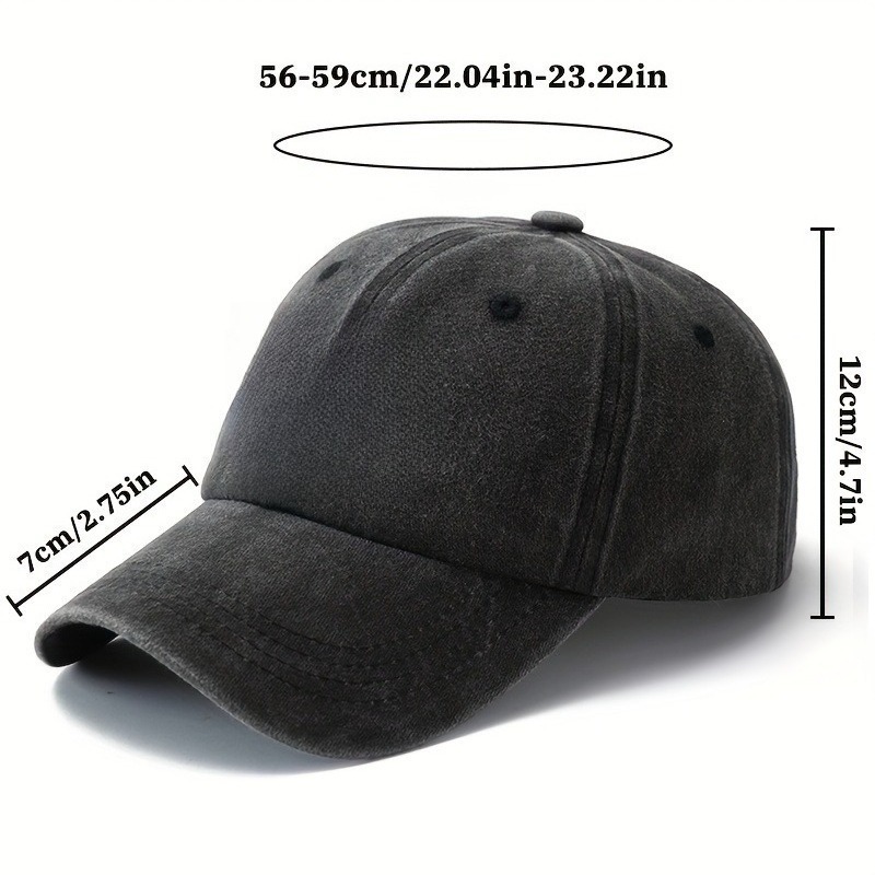 Unisex vintage gewassen baseba - Outdoor Camping Quotes recensie en prijs