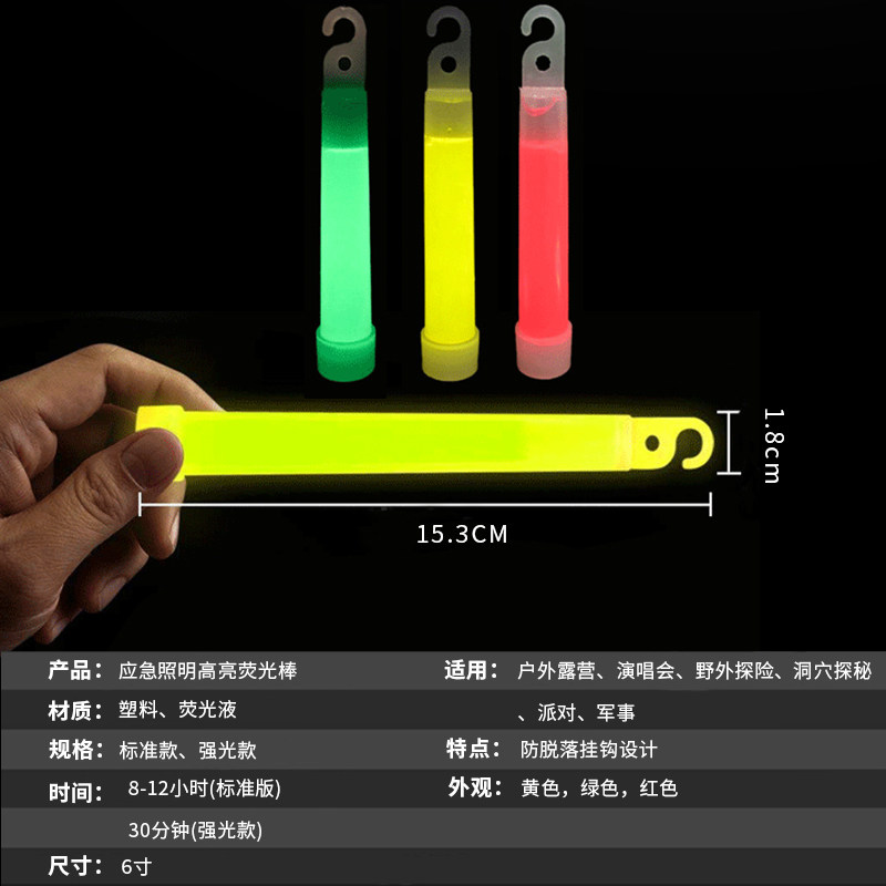5PCS/10PCS 6 Inch Tactische Fl - Glow Sticks Survival recensie en prijs