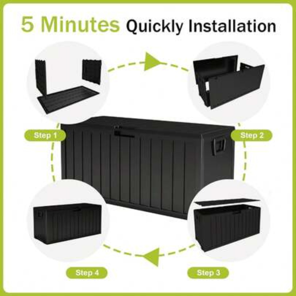 75 Gallon Buitenopslagbox Wate - Outdoor Camping Decke recensie en prijs