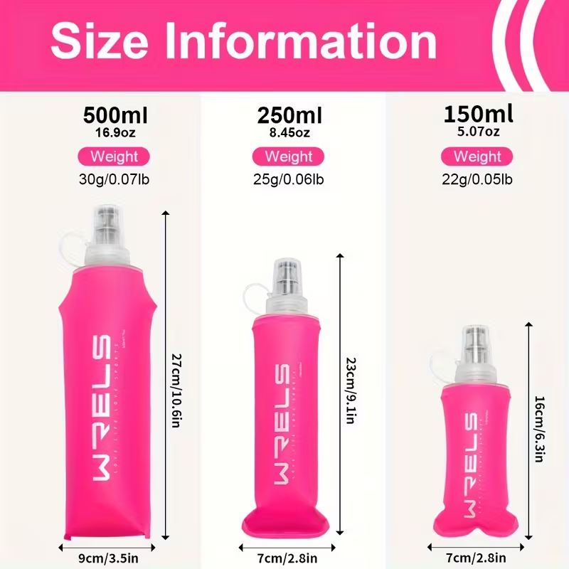 WRELS Opvouwbare waterfles TPU - Collapsible Water Bottle recensie en prijs