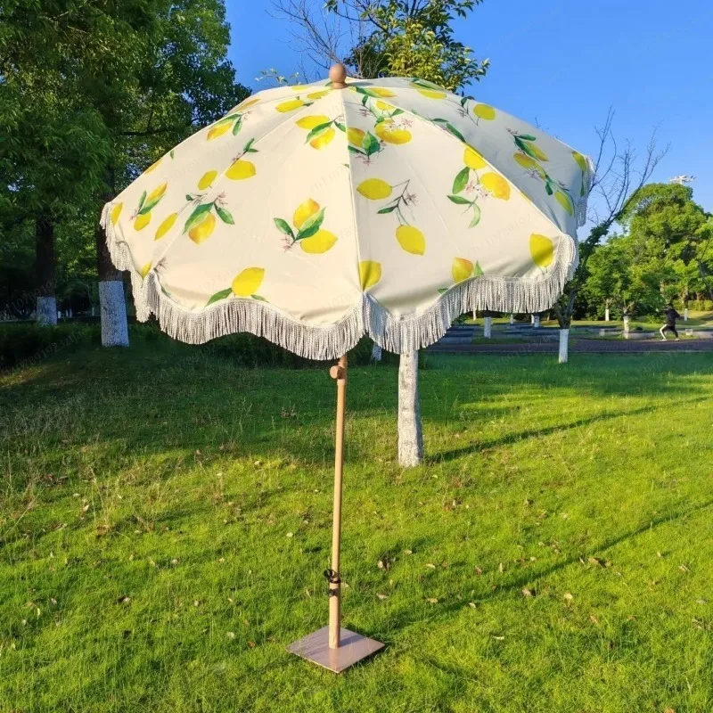 Marktparasol met kwast, zonnes - Outdoor Camping Decke recensie en prijs