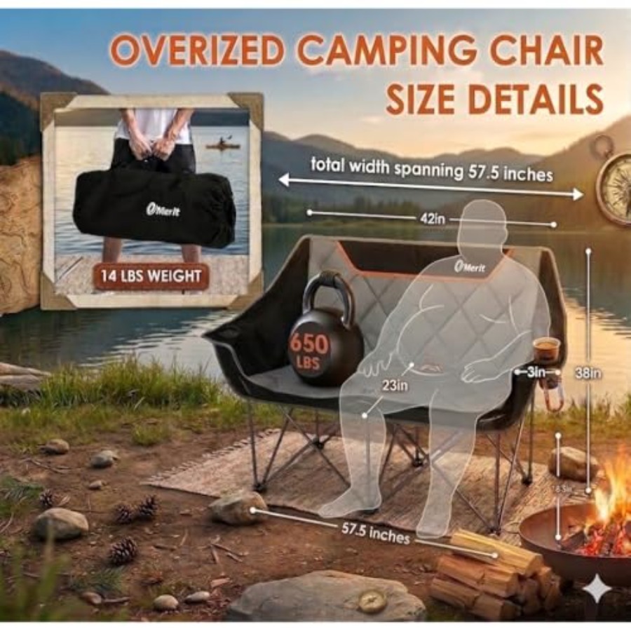 Extra grote, volledig gevoerde - Camping Quad recensie en prijs