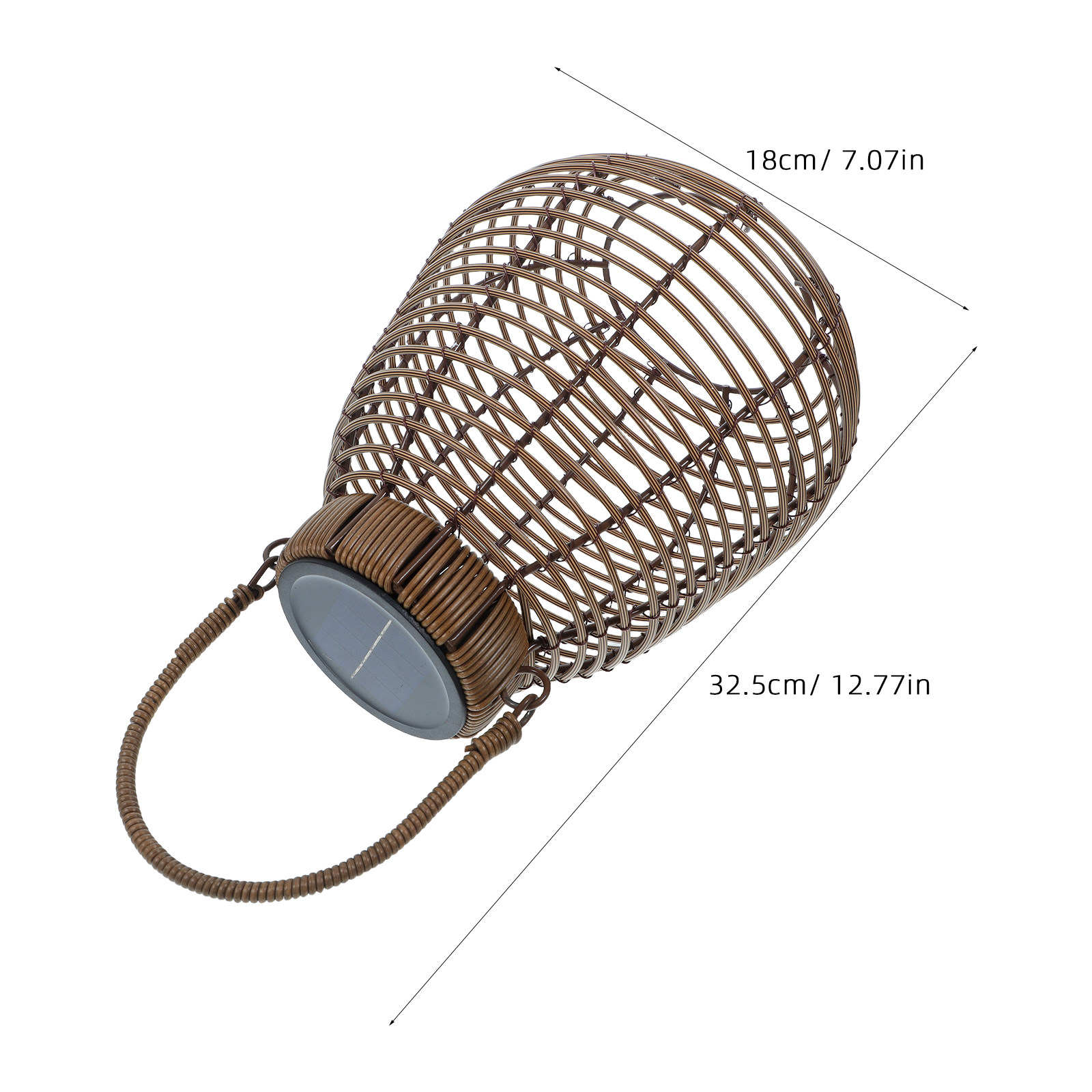 Lantaarn Solar Rotan Lamp Buit - Outdoor Camping Lamp recensie en prijs