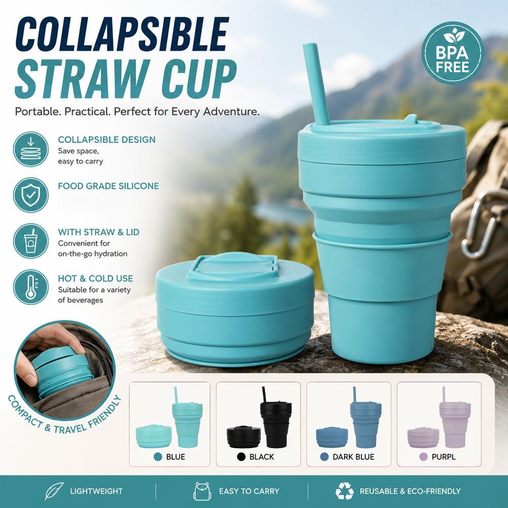 Opvouwbare siliconen koffiekop - Collapsible Water Bottle recensie en prijs