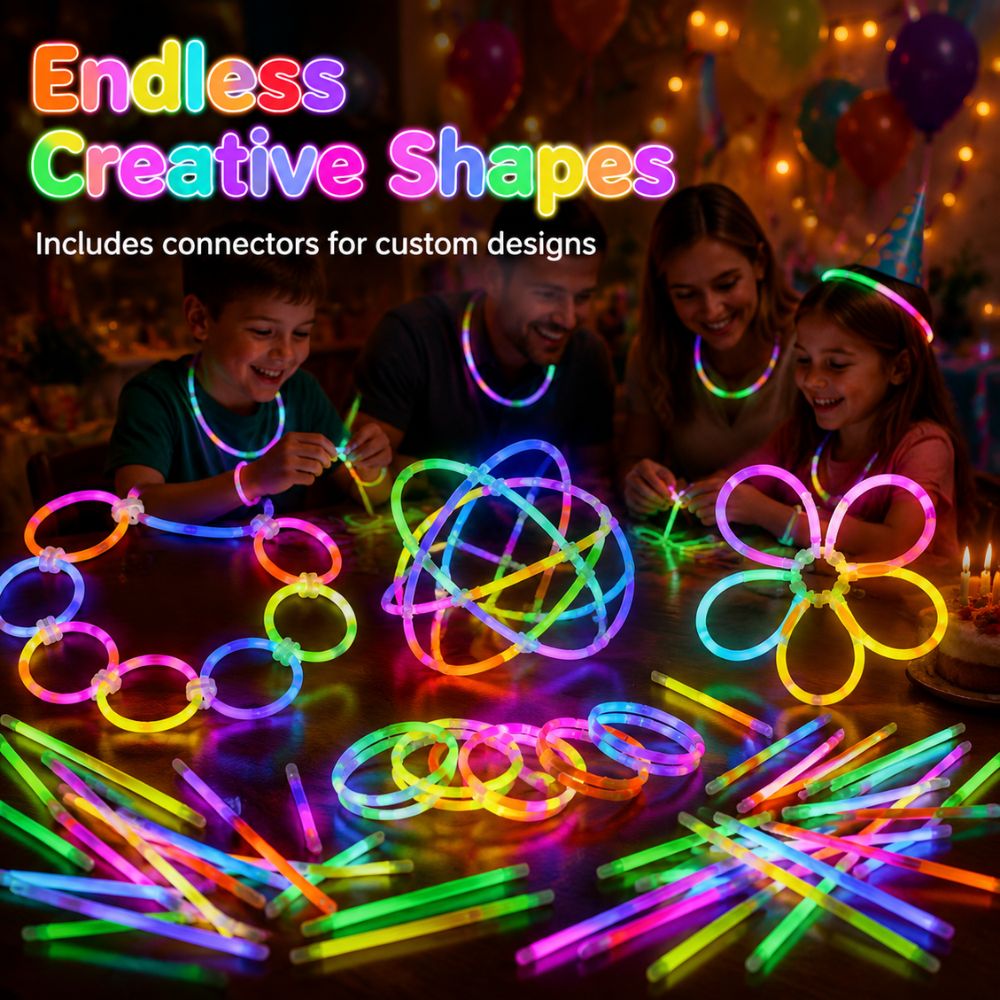 64/121 stuks Multi-Color Rando - Glow Sticks Survival recensie en prijs
