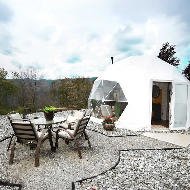 Waterdichte geodetische koepel - Outdoor Camping Rental recensie en prijs
