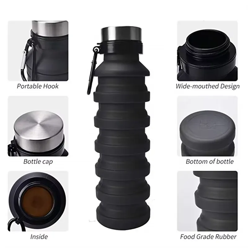Que Opvouwbare 800ML Waterfles - Collapsible Water Bottle recensie en prijs