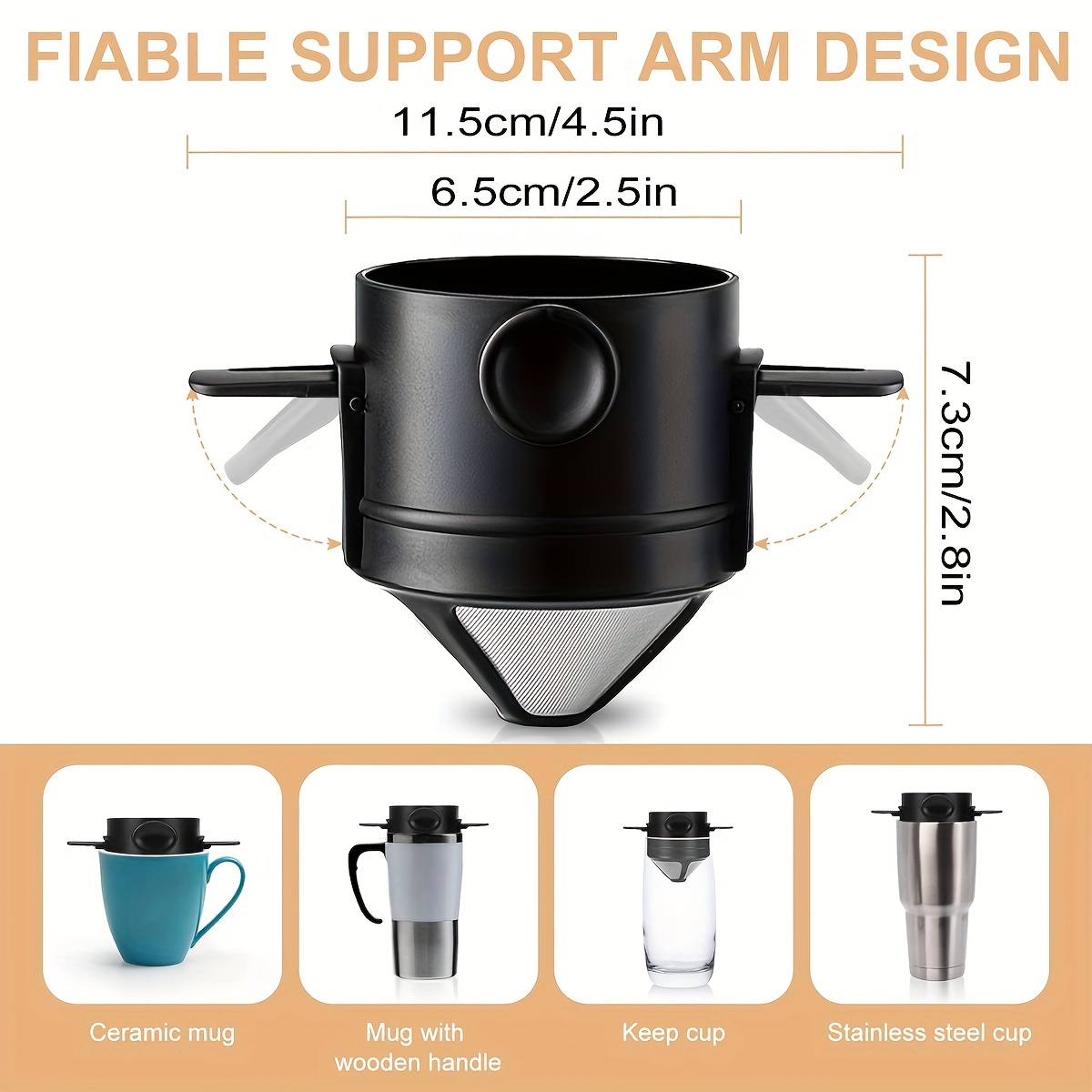 Koffiefilter Cup Draagbare Her - Collapsible Water Bottle recensie en prijs